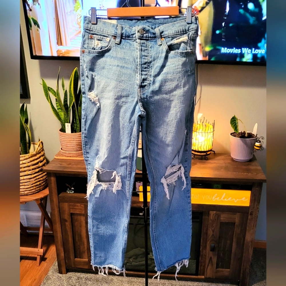 Cheeky Straight High Rise Jean by Gap